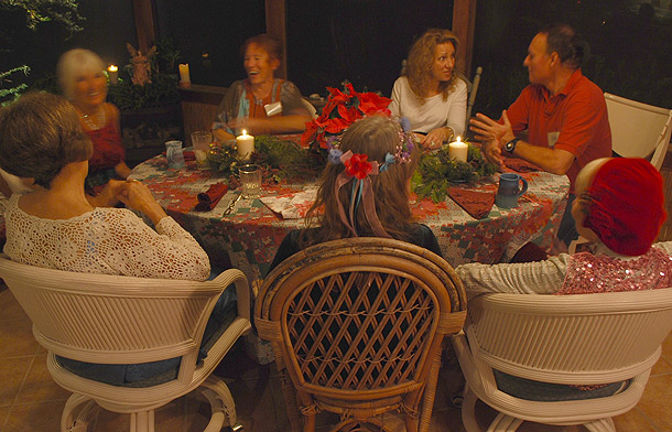 Dancing Peacock Paradise Xmas 2011