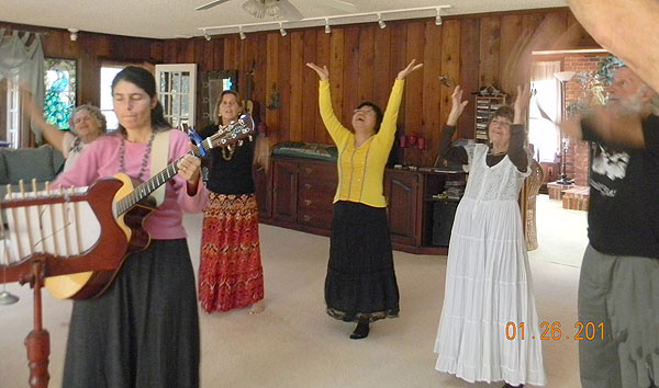 Dances of Universal Peace, Fernandina Beach FL, January 2013
