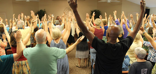 Dances of Universal Peace at Nature Coast Unitarian Universalist Service in Citrus Springs on September 15, 2013