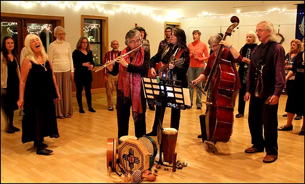 Global Peace Dance of New Year's Eve 2016 in Gainesville, Florida