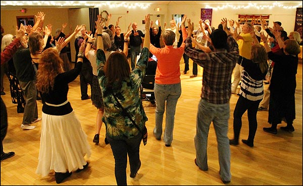 Global Peace Dance of New Year's Eve 2016 in Gainesville, Florida