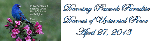 April 2013 at Dancing Peacock Paradise